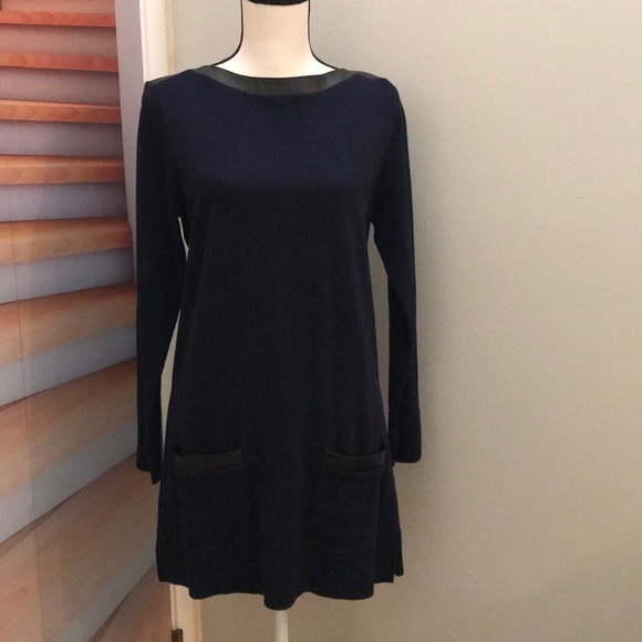 navy blue tunic dress